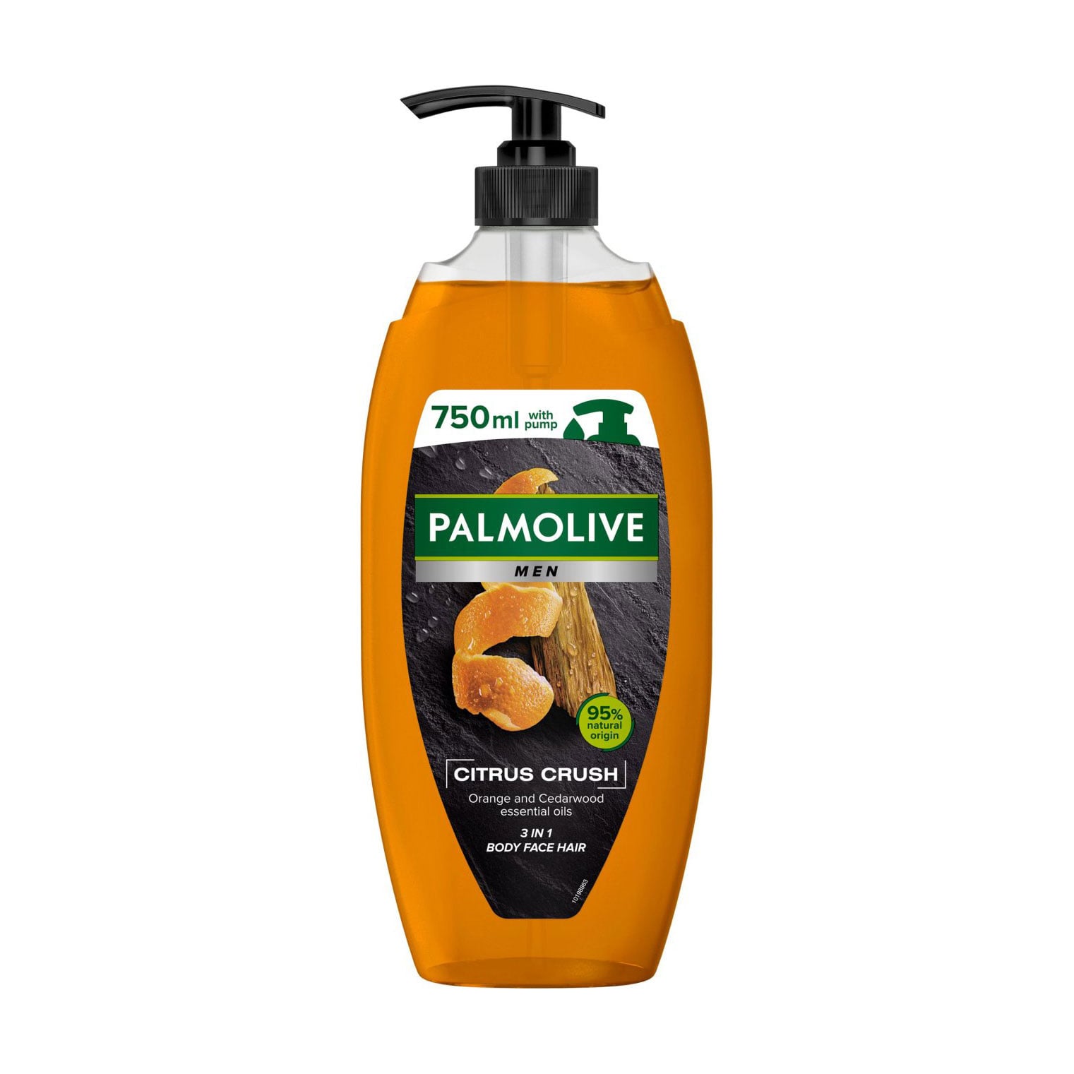 Чоловічий гель для душу Palmolive Men Цитрусовий заряд, ефірні олії апельсина та кедра, 750 мл